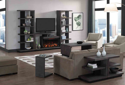 WRIGHTNE1:Wright 3 Piece Entertainment Center in Gray, Image 2