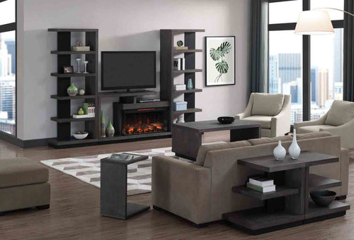 WRIGHTNE1:Wright 3 Piece Entertainment Center in Gray, Image 2