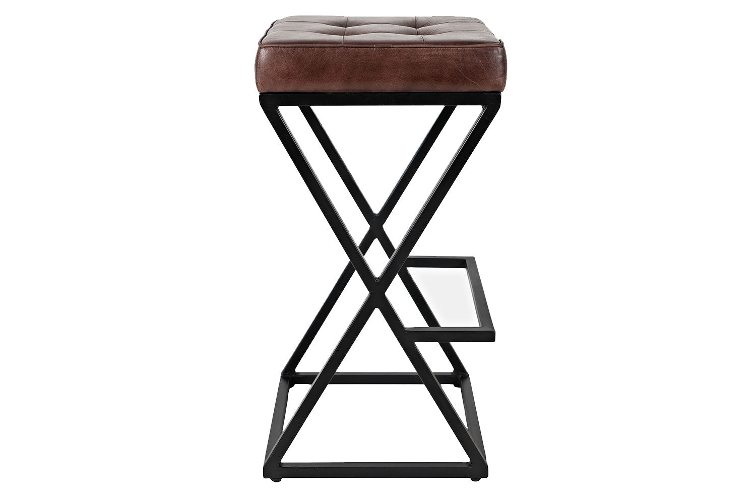 340330212:Brooks Leather Saddle Stool, Image 3