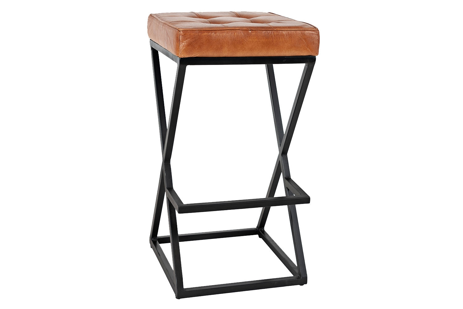 600522807:Brooks Leather Sienna Stool, Image 1
