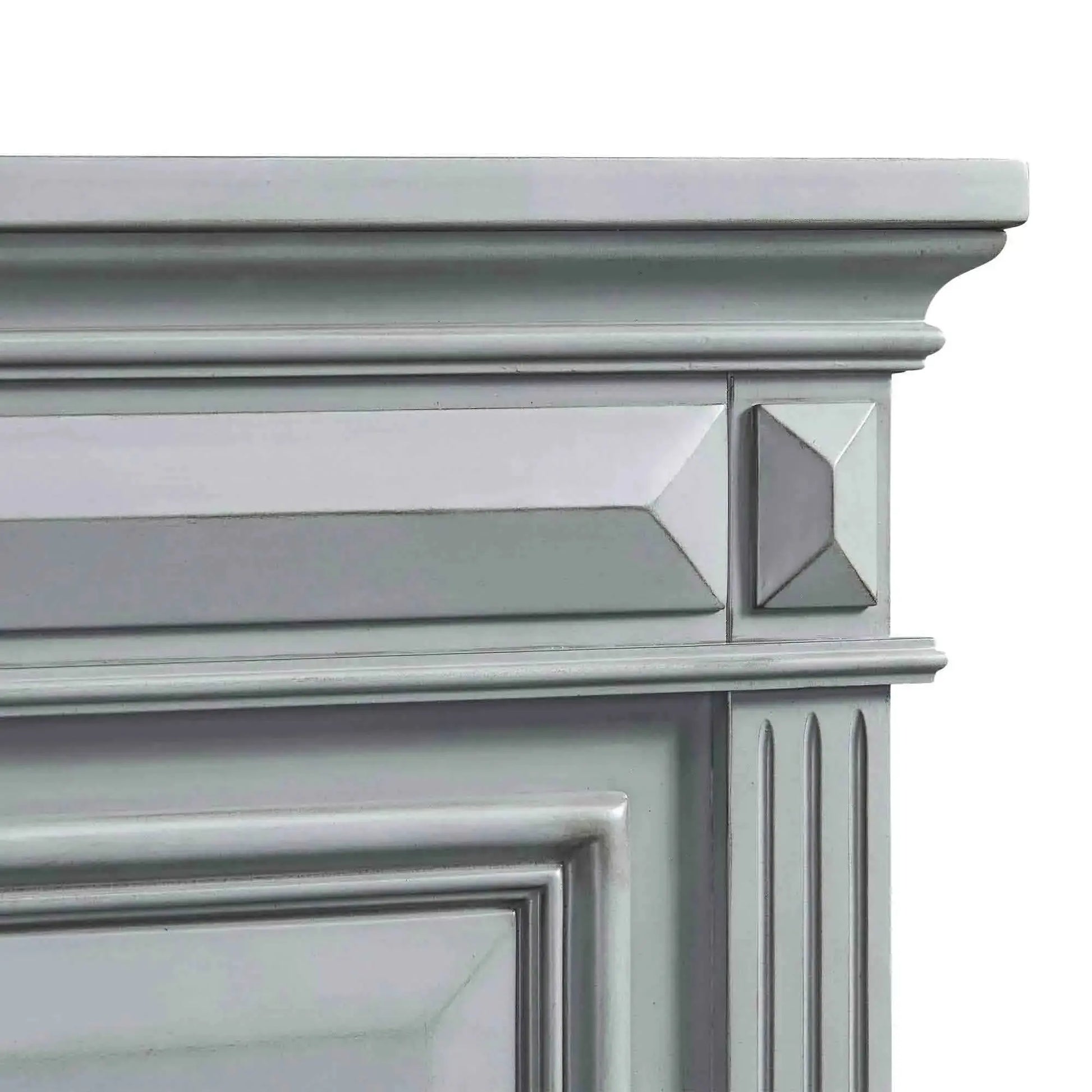 089365232:Calloway Panel Bed in Gray, Queen, Image 6