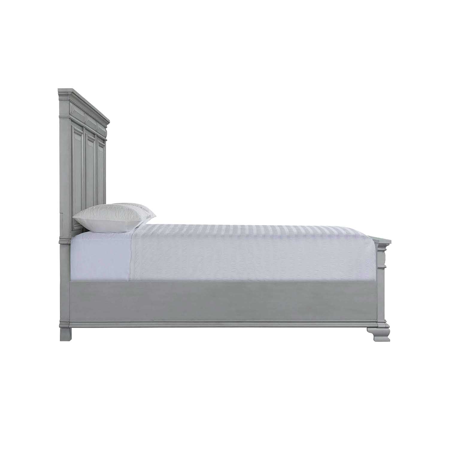 089365232:Calloway Panel Bed in Gray, Queen, Image 3