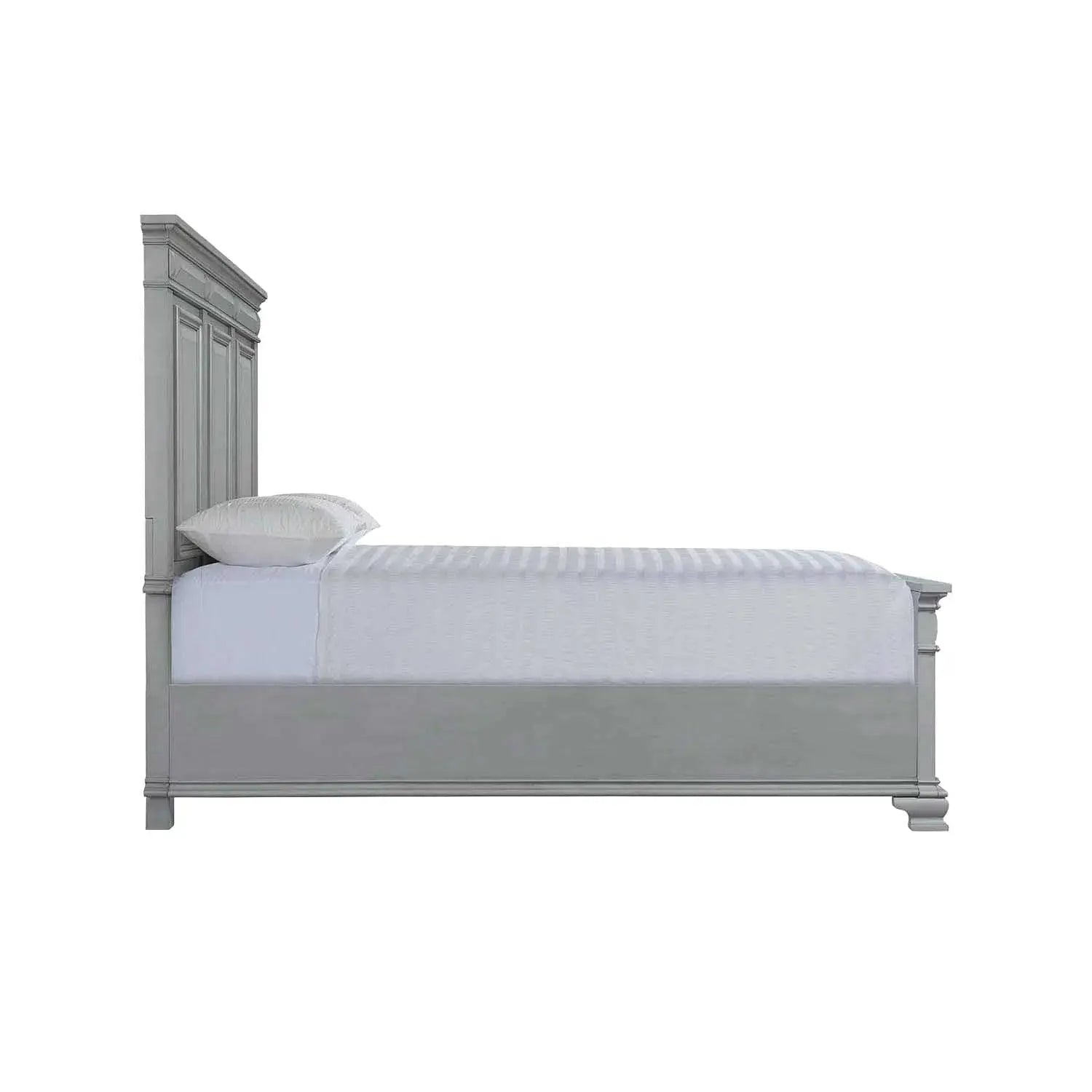 089365232:Calloway Panel Bed in Gray, Queen, Image 3