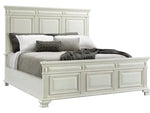 504012903:Calloway Panel Bed in White, Eastern King, Image 1