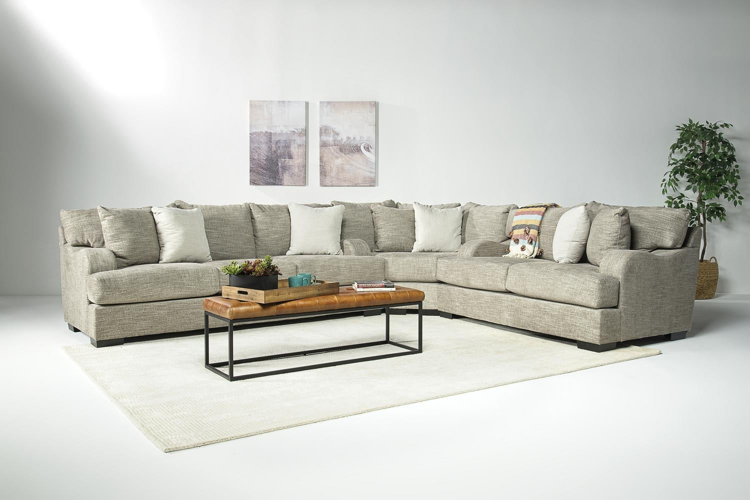 816244376:Catamaran 3 Piece Sectional in Stone, Image 5