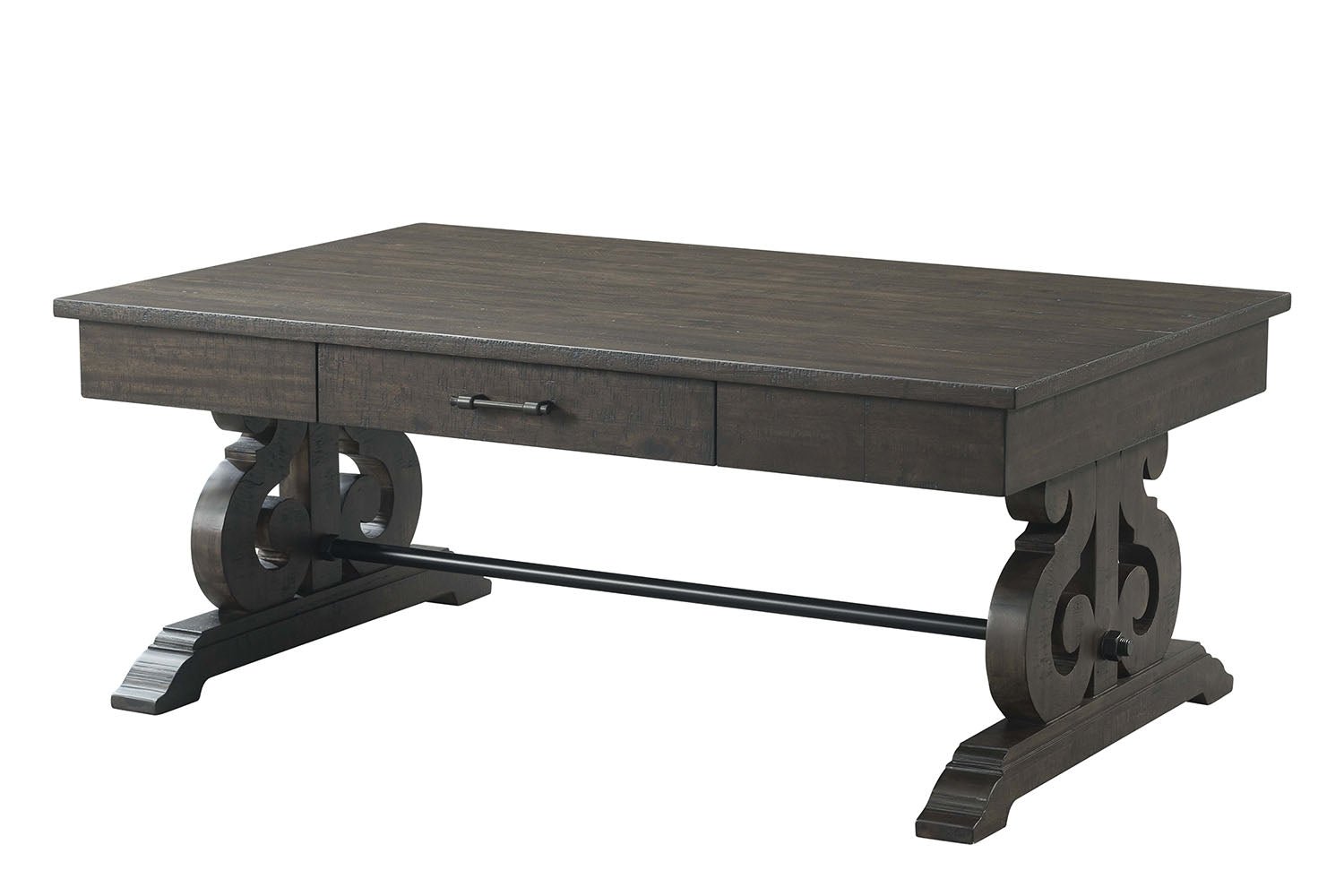 845510770:Stone Coffee Table in Charcoal, Image 2