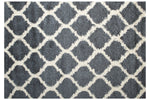339704876:Comfort Shag Rug in Blue & White, 5 x 8, Image 1