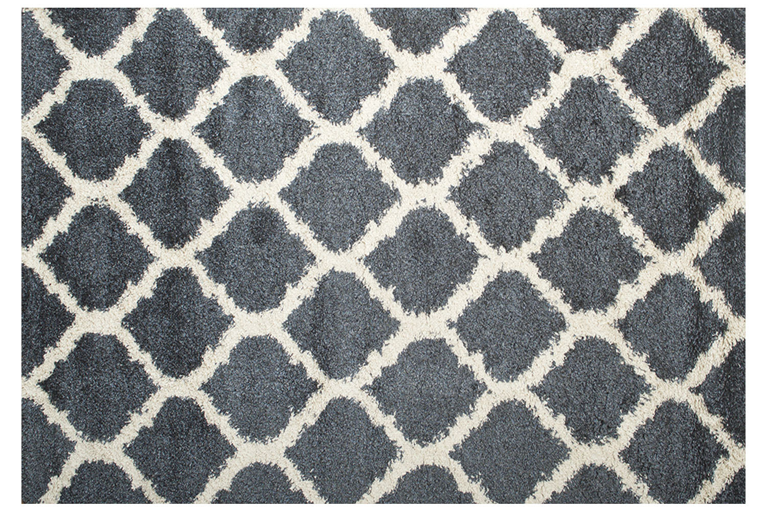 339704876:Comfort Shag Rug in Blue & White, 5 x 8, Image 1
