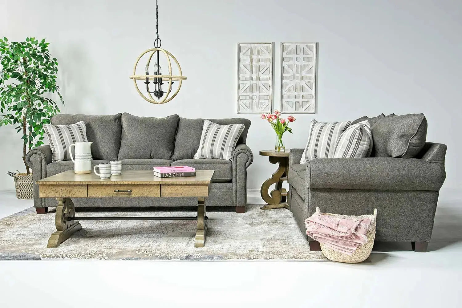 727096028:Cordoba Ottoman in Charcoal, Image 4