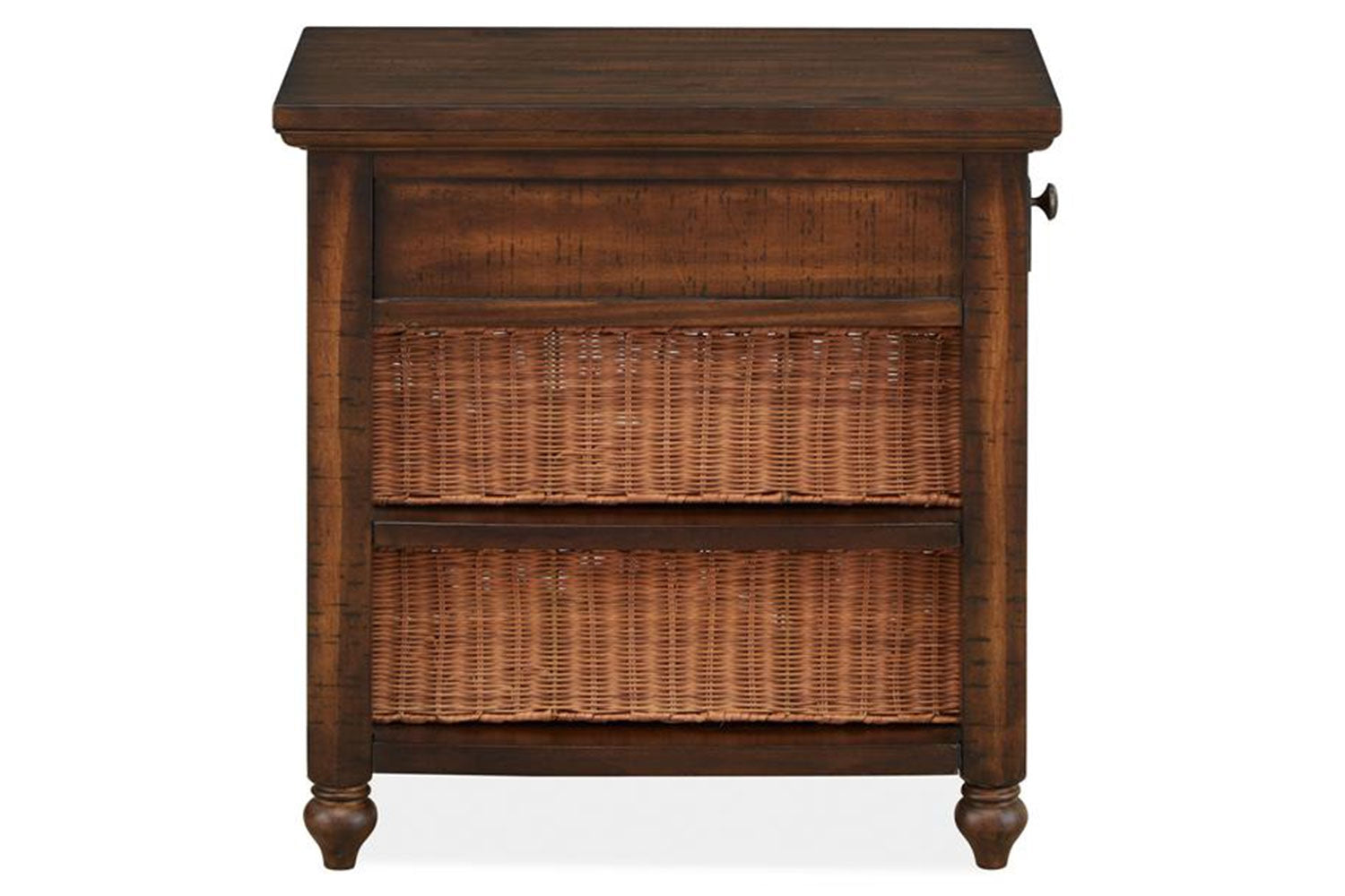 543091899:Cottage Lane Chairside Table in Brown, Image 3