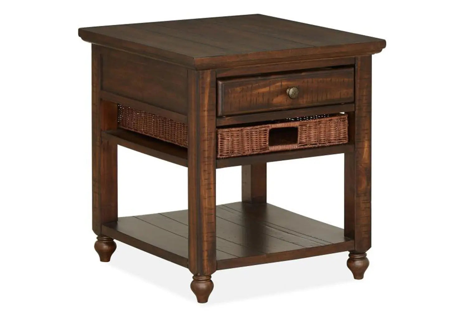 522825182:Cottage Lane End Table in Brown, Image 1
