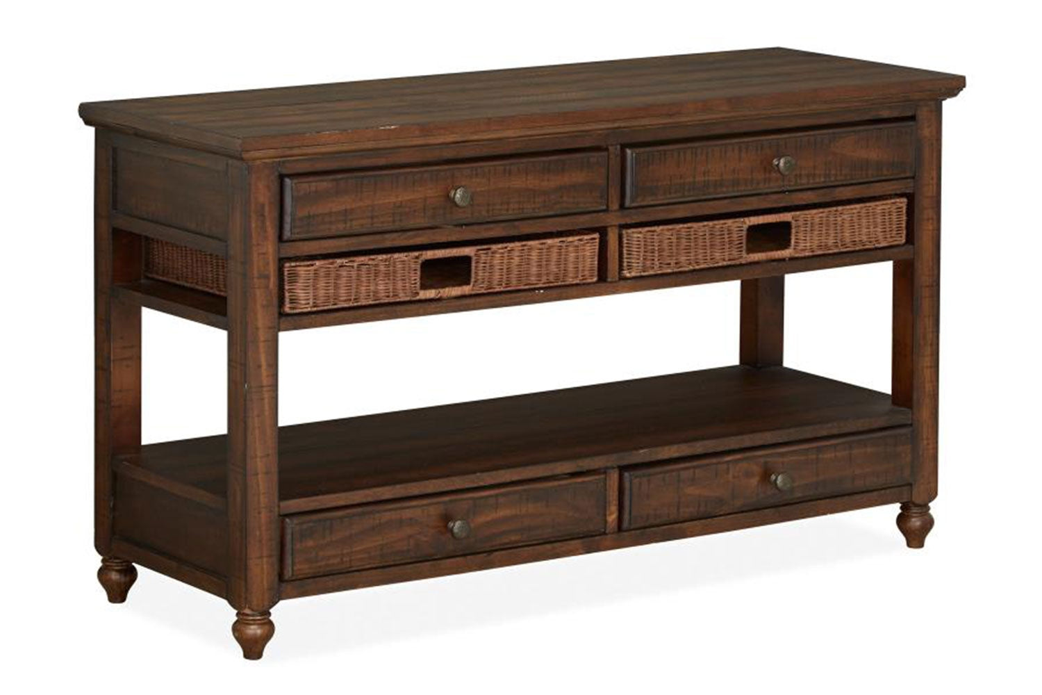 710025282:Cottage Lane Sofa Table in Brown, Image 1