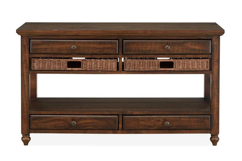 710025282:Cottage Lane Sofa Table in Brown, Image 2