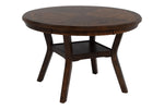 936131410:Gia Round Dining Table & 4 Chairs in Light Brown, Image 3