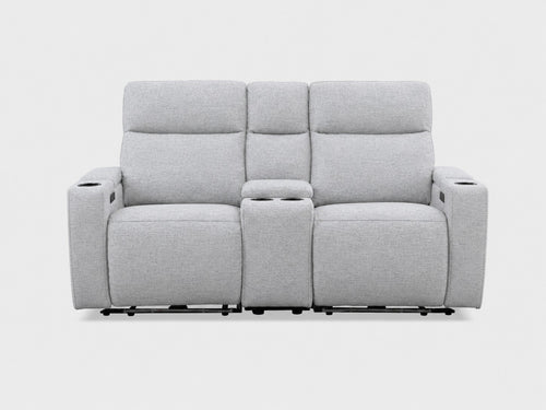 RHYS00020:Rhys 2 Power Console Loveseat, Front