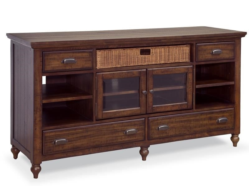 290458372:Cottage Lane Media Console in Brown, 70 Inch, Image 1