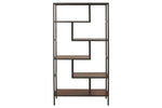 867065701:Frankwell Tall Bookcase in Black & Brown, Image 2