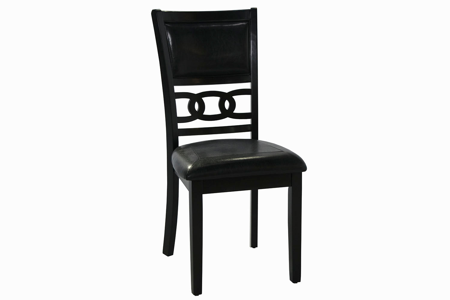 513004772:Gia Round Dining Table & 4 Chairs in Dark Brown, Image 3