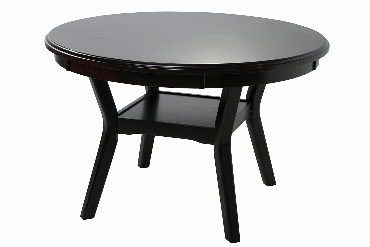 513004772:Gia Round Dining Table & 4 Chairs in Dark Brown, Image 2