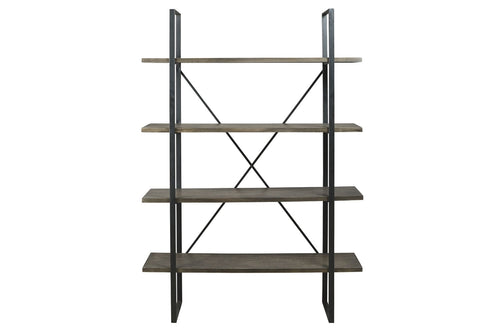 867065700:Gilesgrove Tall Bookcase in Black & Gray, Image 2