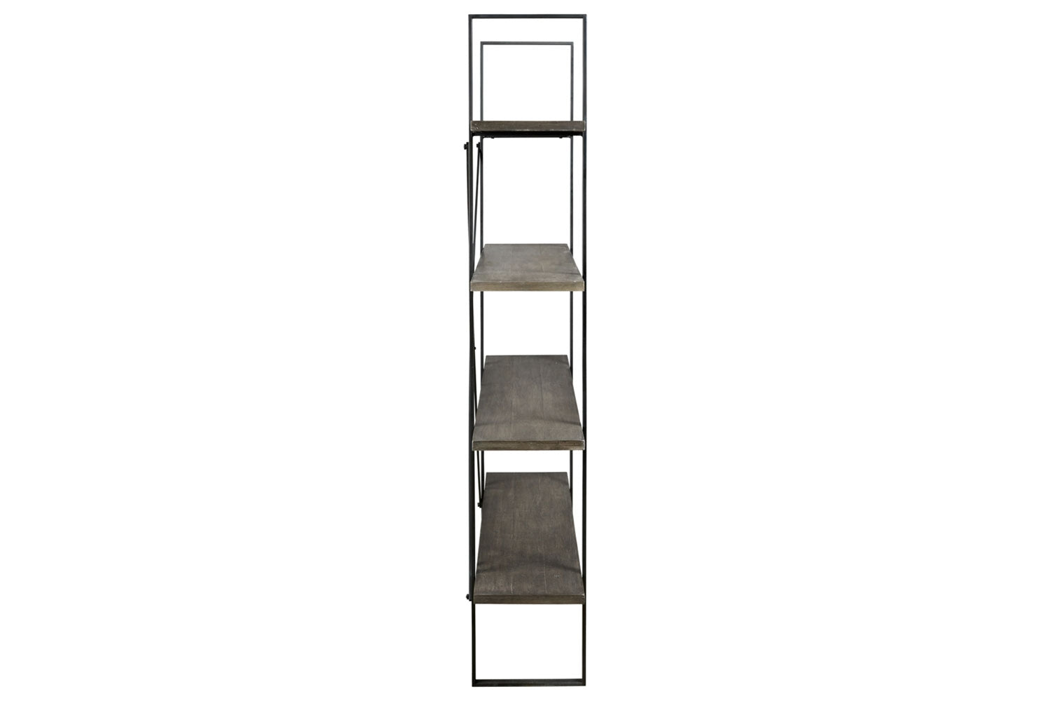 867065700:Gilesgrove Tall Bookcase in Black & Gray, Image 3