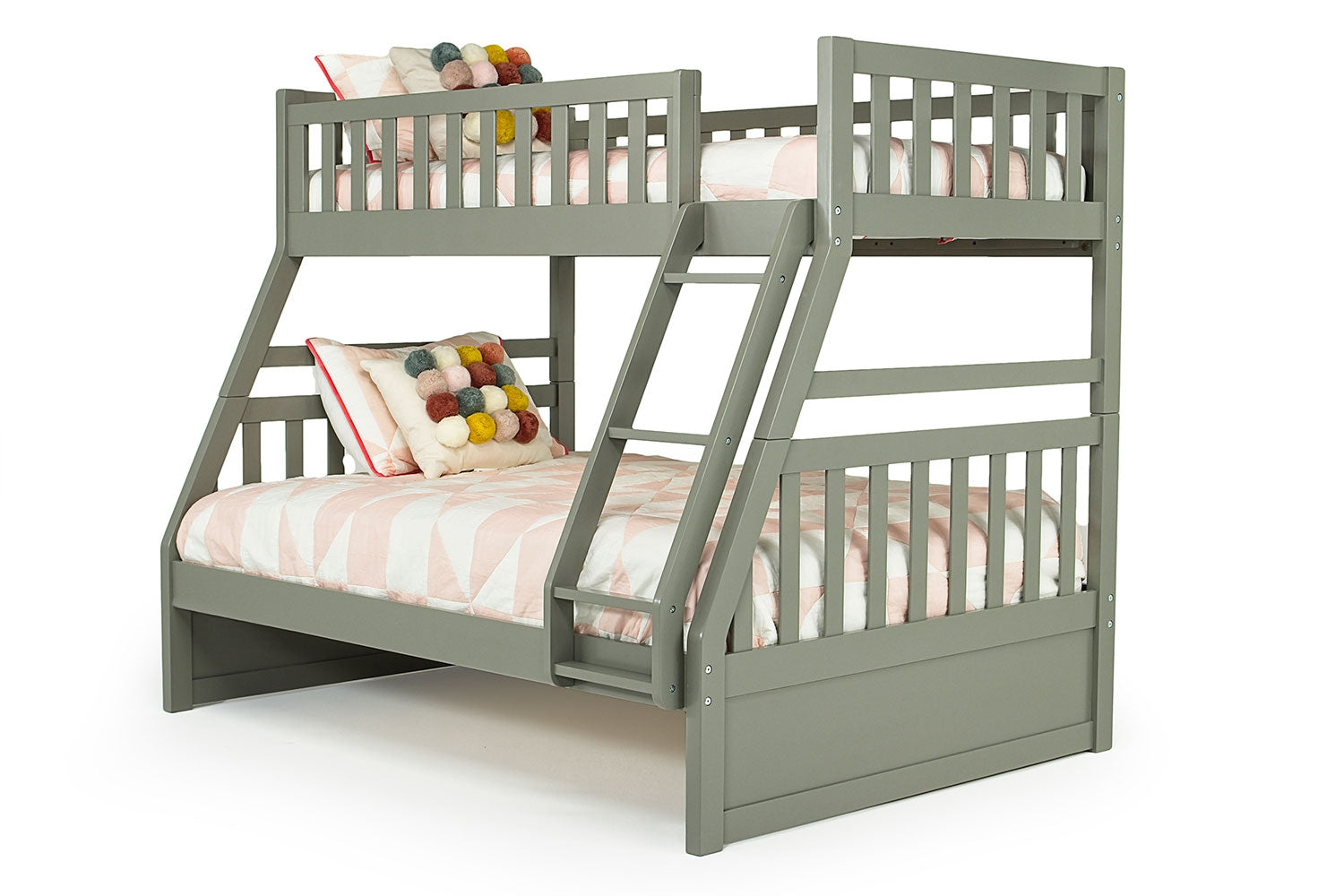 HAYDENGRY:Hayden Bunk Bed in Gray, Twin/Full, Image 1