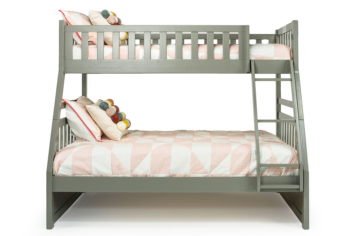 HAYDENGRY:Hayden Bunk Bed in Gray, Twin/Full, Image 2