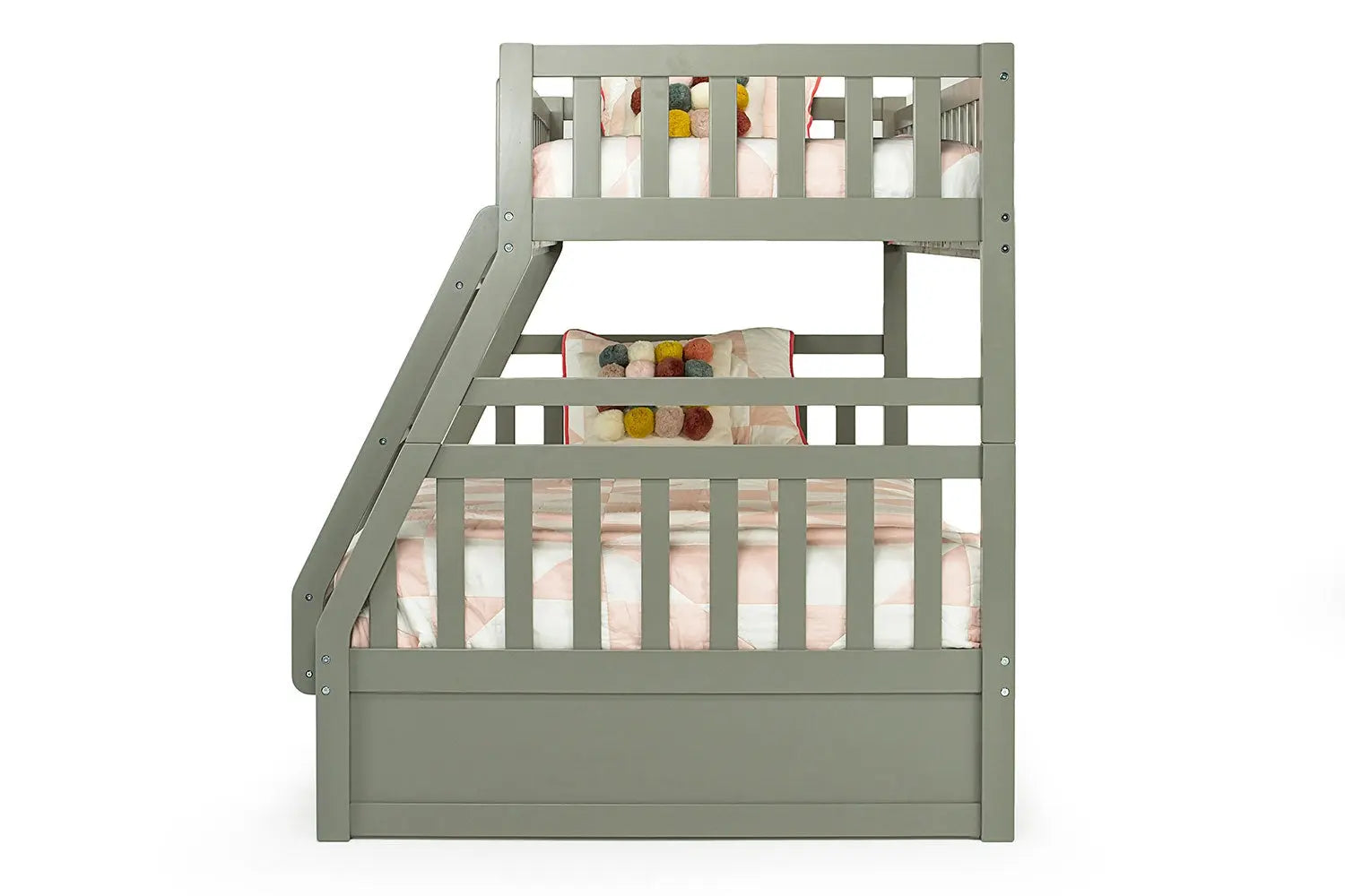HAYDENGRY:Hayden Bunk Bed in Gray, Twin/Full, Image 3