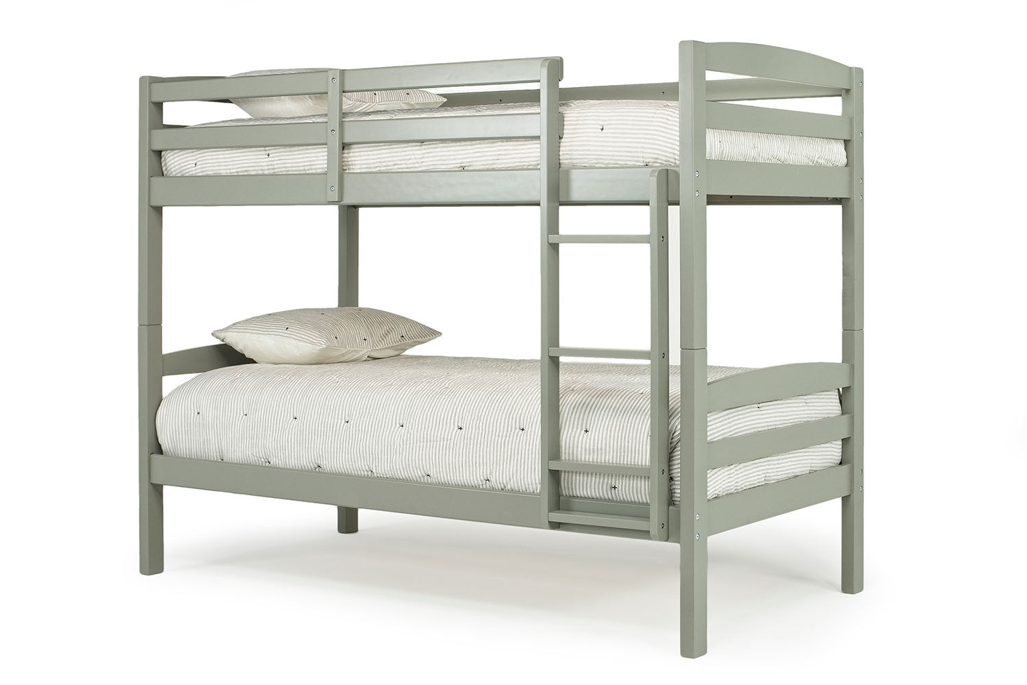HELENAGRY:Helena Bunk Bed in Gray, Twin/Twin, Image 1