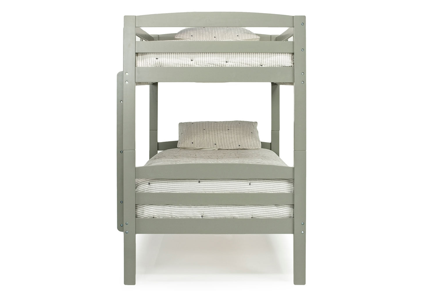 HELENAGRY:Helena Bunk Bed in Gray, Twin/Twin, Image 3