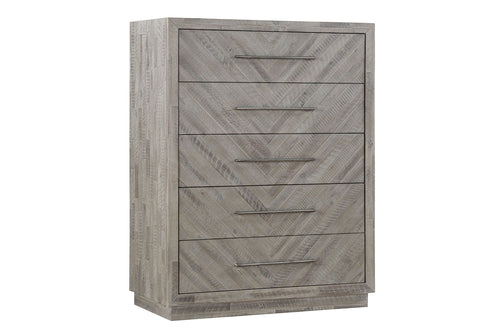 891109026:Herringbone Chest in Gray, Image 1