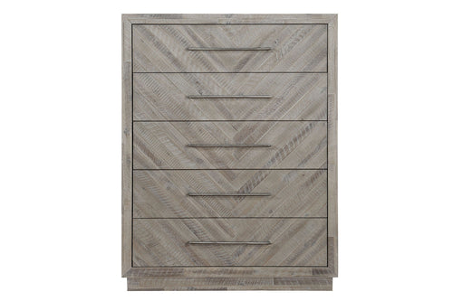 891109026:Herringbone Chest in Gray, Image 2