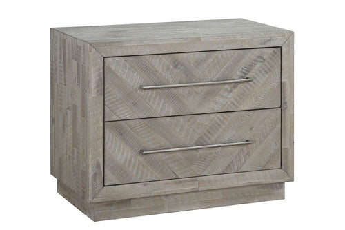 651012156:Herringbone Nightstand in Gray, Image 1