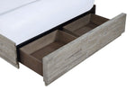 051819410:Herringbone Panel Bed w/ Storage in Gray, Eastern King, Image 5
