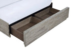 735750110:Herringbone Panel Bed w/ Storage in Gray, Queen, Image 5