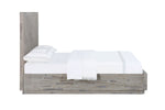051819410:Herringbone Panel Bed w/ Storage in Gray, Eastern King, Image 3