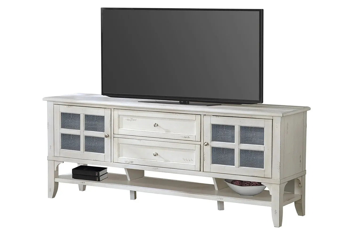 609294552:Hilton Media Console in White, 76 Inch, Image 1
