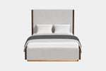 ELM000000:Elm Upholstered Panel Bed With, Front