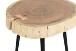 192090216:Iron & Wood Accent Tables, Set of 2, Image 3