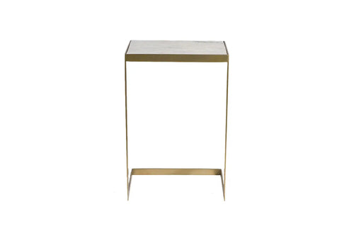 053253553:Alder & Tweed Laguna End Table in Antique Brass, Image 2