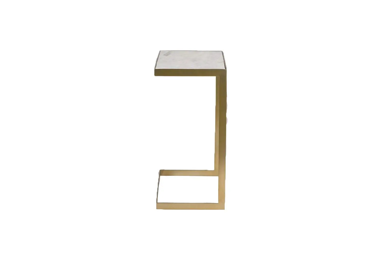 053253553:Alder & Tweed Laguna End Table in Antique Brass, Image 3