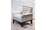 053253553:Alder & Tweed Laguna End Table in Antique Brass, Image 4