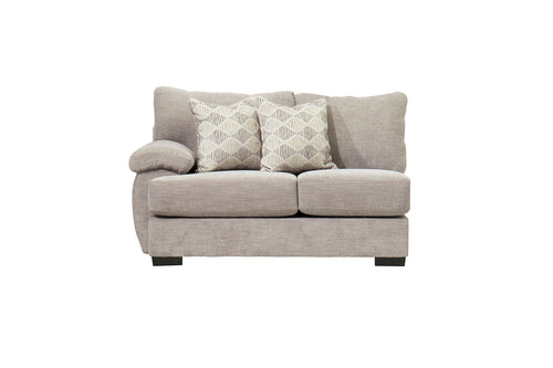 326230562:Bermuda 1 Arm Loveseat in Smoke, Left Facing, Image 1