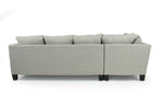 146780182:Lucy Tux Sofa Chaise Sectional in Linen, Right Facing, Image 4
