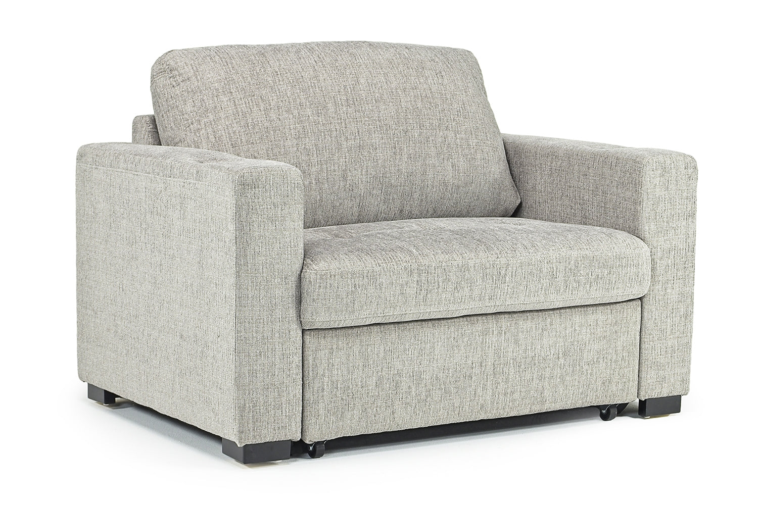 753585446:Luigi Twin Sleeper Chair in Gray, Image 1