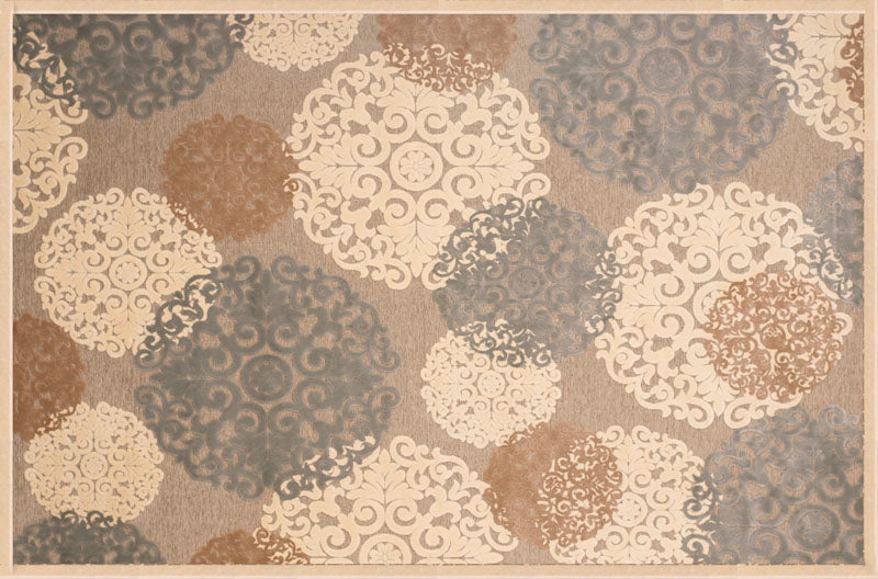 619569673:Napa Rug in Gray Snowflake, 5 x 8, Image 1