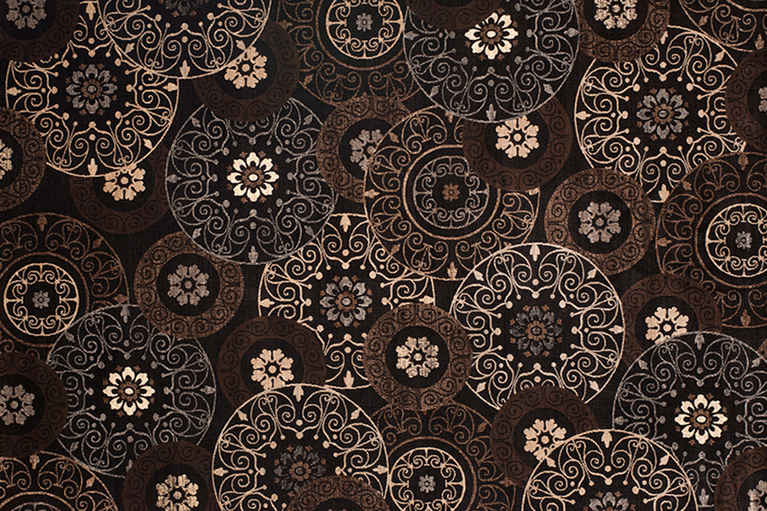 826774773:Sonoma Rug in Chocolate Circles, 5 x 8, Image 1