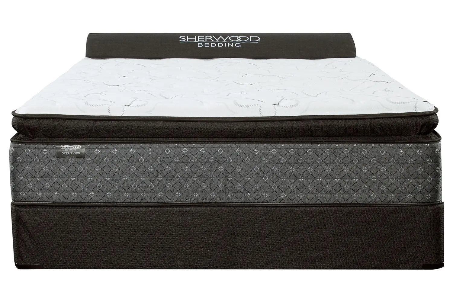 851527198:Sherwood Ocean View Jumbo Pillow Top Mattress, Twin, Pillow Top, Image 2