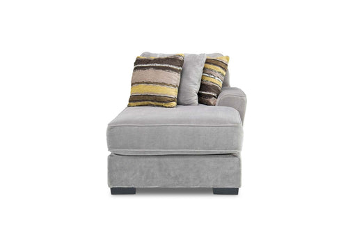 225613532:Oracle 1 Arm Chaise in Platinum, Right Facing, Down, Image 1