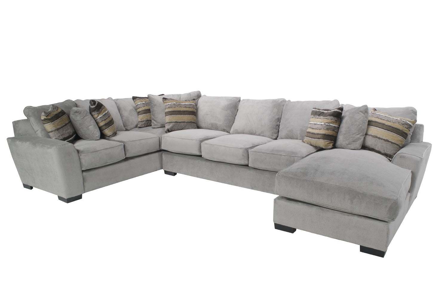 408002733:Oracle Tux Sofa Chaise Sectional in Platinum, Right Facing, Image 1